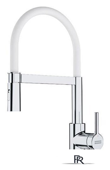 Смеситель Franke Lina Semi-pro 115.0626.088 (хром/белый) - Изображение №1 — Интернет-магазин ПроЗаказ