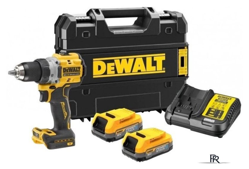 Дрель-шуруповерт DeWalt DCD800E2T (с 2-мя АКБ, кейс) - Изображение №1 — Интернет-магазин ПроЗаказ