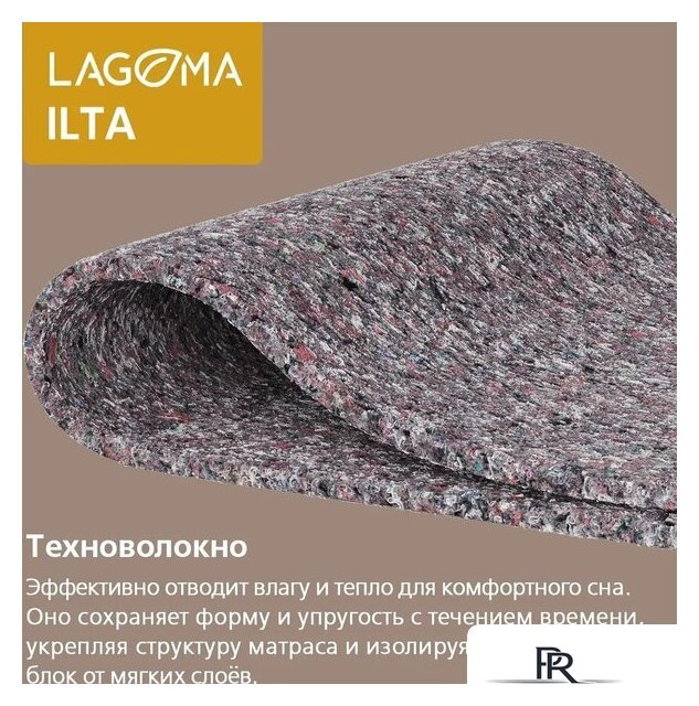 Кровать-тахта Involux Sale + Матрас Lagoma Ilta 90x200x18 км0144 (серый шифер/дуб натюрель) - Изображение №12 — Интернет-магазин ПроЗаказ