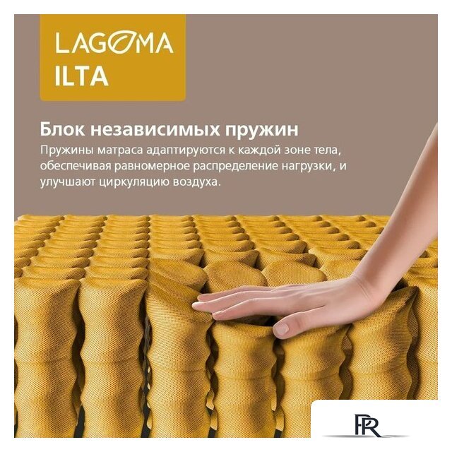 Кровать-тахта Involux Sale + Матрас Lagoma Ilta 90x200x18 км0144 (серый шифер/дуб натюрель) - Изображение №10 — Интернет-магазин ПроЗаказ