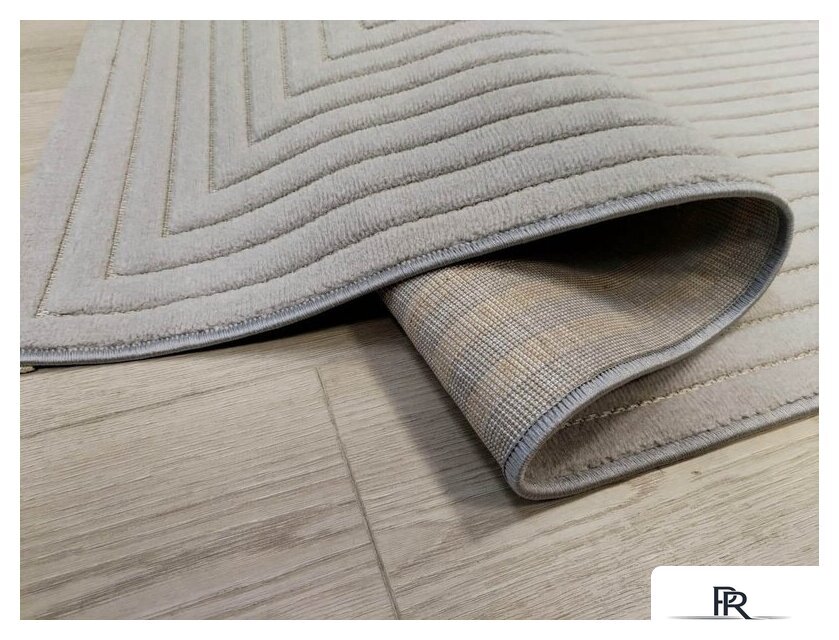 Ковер для жилой комнаты Radjab Carpet Сканди Сизаль Прямоугольник 10936B 12277RK (1.6x3, Grii/Grii) - Изображение №5 — Интернет-магазин ПроЗаказ