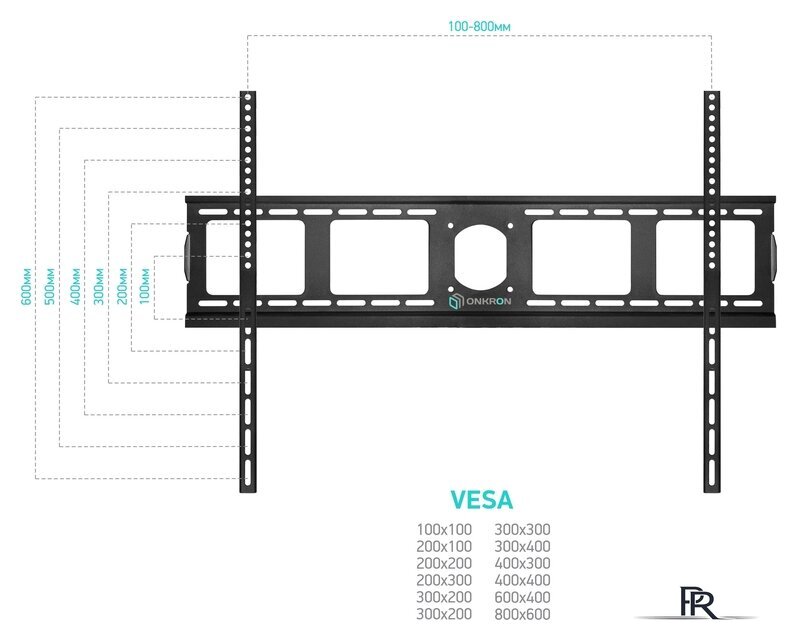 Кронштейн для телевизора Onkron UF4 - Изображение №3 — Интернет-магазин ПроЗаказ