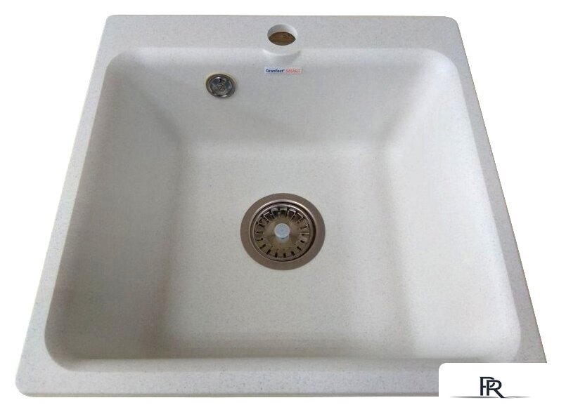 Кухонная мойка GranFest SMART GF-SM430 (белый) - Изображение №1 — Интернет-магазин ПроЗаказ