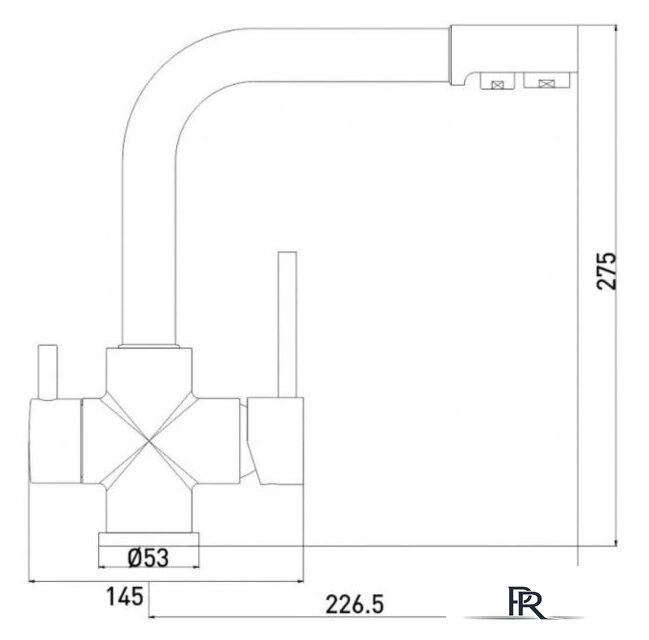 Смеситель Gross Aqua Ecolife 3120609MB - Изображение №2 — Интернет-магазин ПроЗаказ