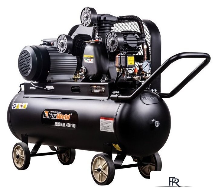 Компрессор FoxWeld Aeromax 480/100 5887 - Изображение №1 — Интернет-магазин ПроЗаказ