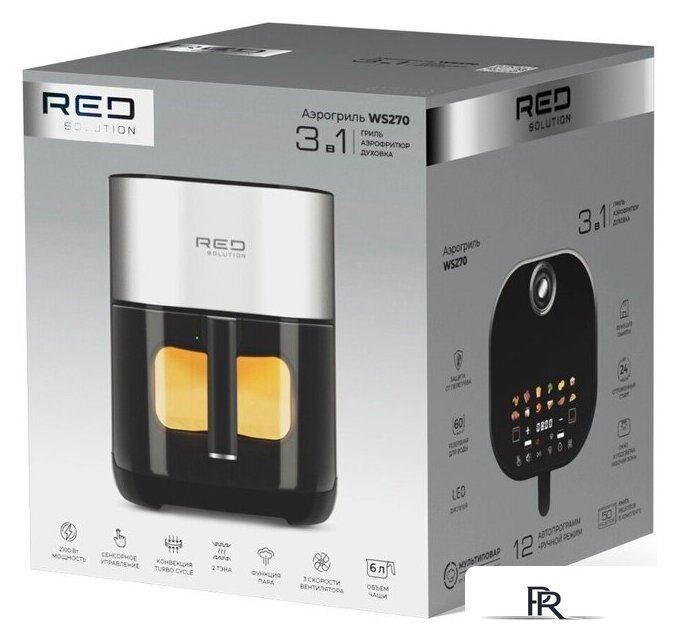 Аэрогриль (аэрофритюрница) RED Solution PURE STEAM WS270 - Изображение №6 — Интернет-магазин ПроЗаказ