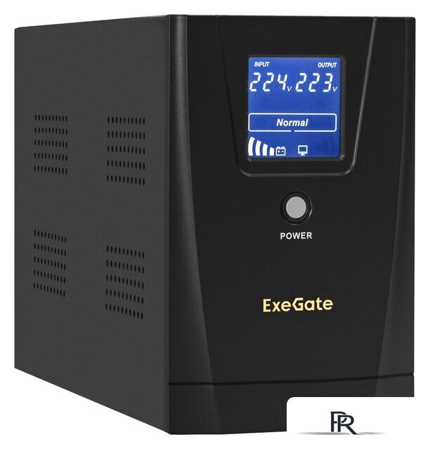 Источник бесперебойного питания ExeGate SpecialPro Smart LLB-2000.LCD.AVR.1SH.2C13.RJ.USB EX292630RUS - Изображение №1 — Интернет-магазин ПроЗаказ