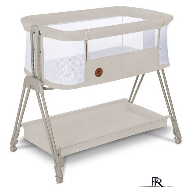 Приставная детская кроватка Lionelo Luna (beige sand) - Изображение №1 — Интернет-магазин ПроЗаказ