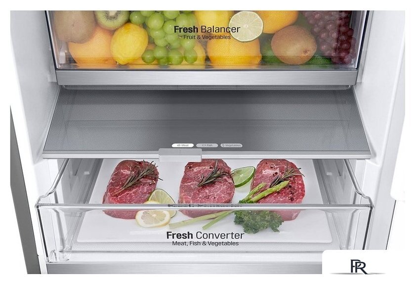 Холодильник LG DoorCooling+ GBV7280DMB - Изображение №7 — Интернет-магазин ПроЗаказ
