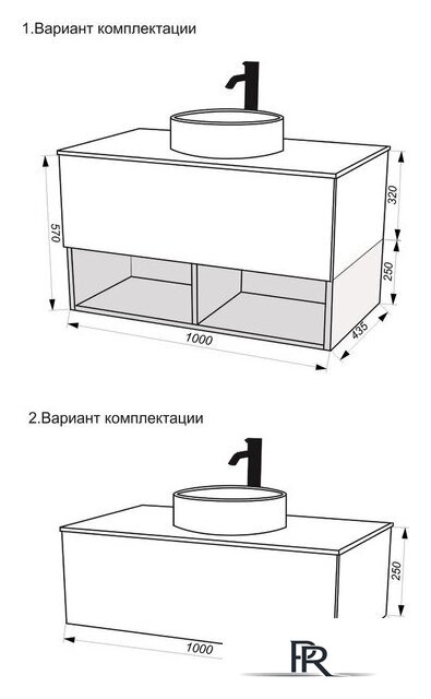  ЗОВ Тумба под умывальник Кито 100 K100LW0MRMC (белый/тростник) - Изображение №5 — Интернет-магазин ПроЗаказ