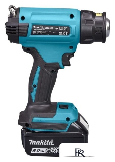 Промышленный фен Makita DHG181RT1J (с 1-им АКБ, кейс) - Изображение №4 — Интернет-магазин ПроЗаказ