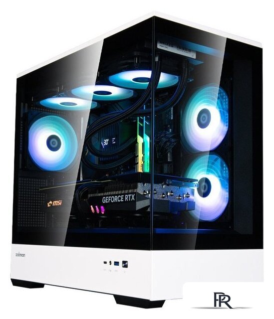 Корпус Zalman P30 (черный/белый) - Изображение №1 — Интернет-магазин ПроЗаказ