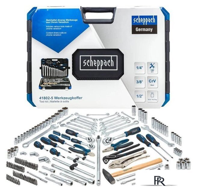 Набор домашнего мастера Scheppach Sch-41802-5 (180 предметов) - Изображение №1 — Интернет-магазин ПроЗаказ
