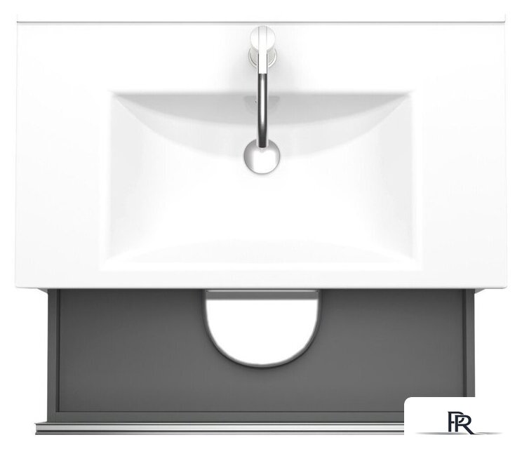  ЗОВ Тумба с умывальником Парма 80 P80LHO0MBPMC1A-OL80 (дуб/черный) - Изображение №2 — Интернет-магазин ПроЗаказ