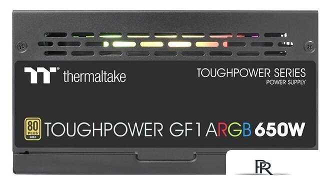 Блок питания Thermaltake Toughpower GF1 ARGB 650W Gold TT Premium TTP-650AH3FCG-U - Изображение №3 — Интернет-магазин ПроЗаказ