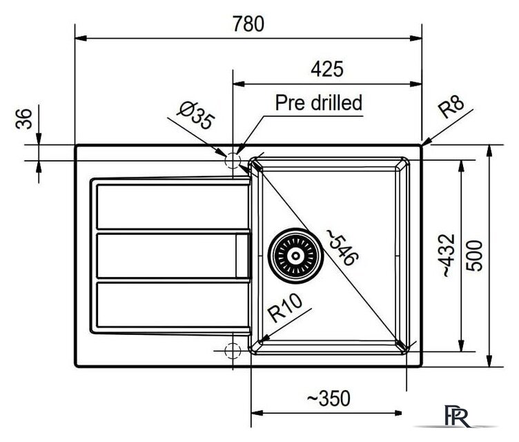 Кухонная мойка Franke Sirius 2.0 S2D 611-78 (оникс) - Изображение №2 — Интернет-магазин ПроЗаказ