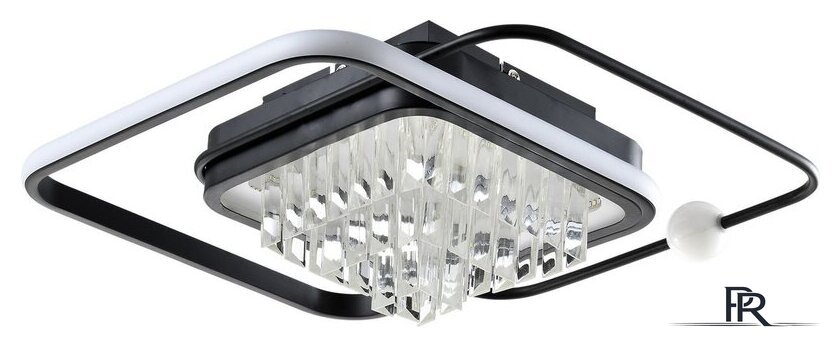 Припотолочная люстра LED4U L8022-450 BK - Изображение №1 — Интернет-магазин ПроЗаказ