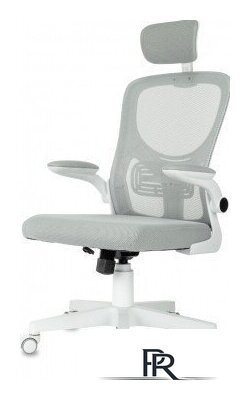 Офисное кресло Бюрократ MC-W101-H (светло-серый, TW-02 TW-20 сетка/ткань) - Изображение №3 — Интернет-магазин ПроЗаказ