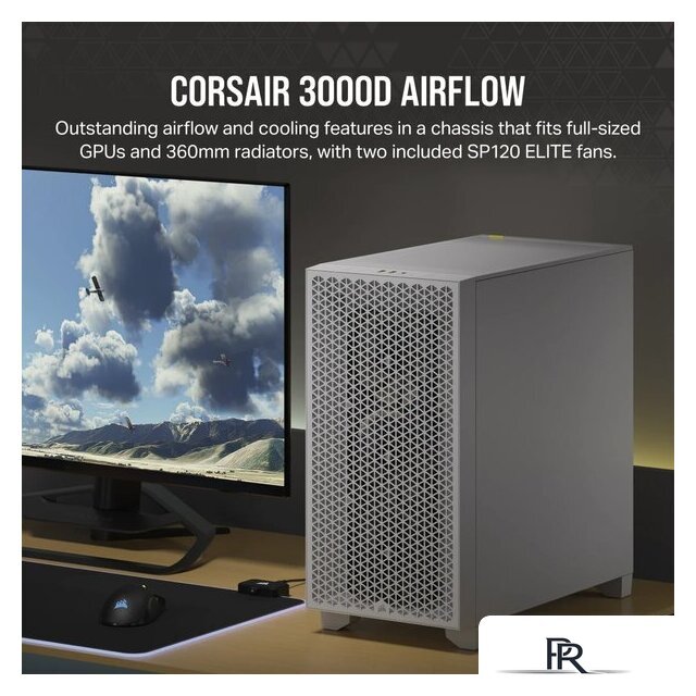 Корпус Corsair 3000D Airflow CC-9011252-WW - Изображение №4 — Интернет-магазин ПроЗаказ