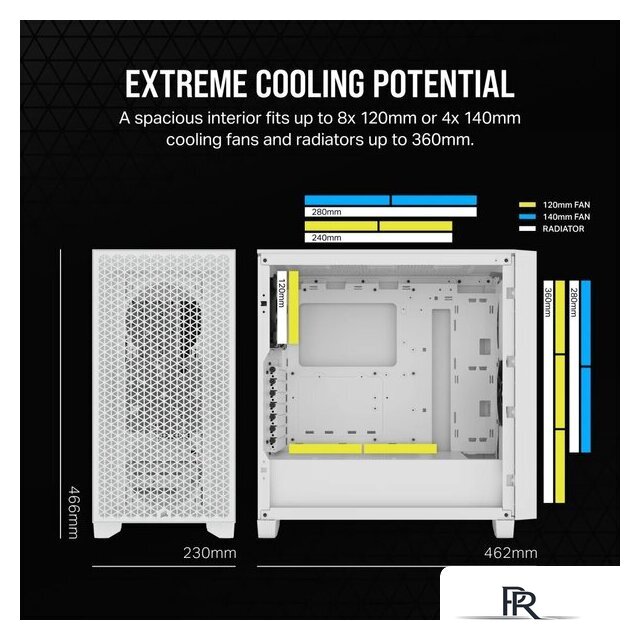 Корпус Corsair 3000D Airflow CC-9011252-WW - Изображение №6 — Интернет-магазин ПроЗаказ