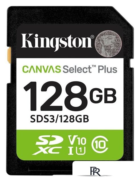 Карта памяти Kingston Canvas Select Plus SDXC 128GB SDS3/128GB - Изображение №1 — Интернет-магазин ПроЗаказ