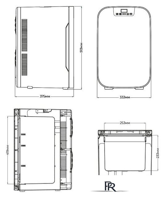 Бьюти-холодильник Meyvel MB-25HC1W - Изображение №20 — Интернет-магазин ПроЗаказ