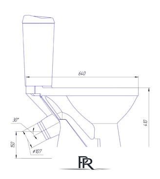 Унитаз напольный Rosa Комфорт (белый) - Изображение №3 — Интернет-магазин ПроЗаказ