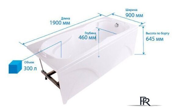 Ванна Triton Персей Экстра 190x90 - Изображение №6 — Интернет-магазин ПроЗаказ