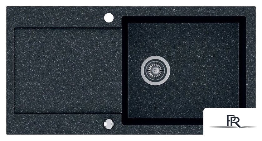 Кухонная мойка Kernau KGS H 6097 1B1D Black Metallic - Изображение №1 — Интернет-магазин ПроЗаказ