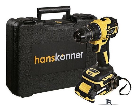 Дрель-шуруповерт Hanskonner HCD2065C (с 2-мя АКБ, кейс) - Изображение №1 — Интернет-магазин ПроЗаказ