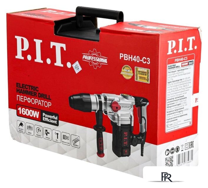 Перфоратор P.I.T. PBH40-C3 (кейс) - Изображение №3 — Интернет-магазин ПроЗаказ
