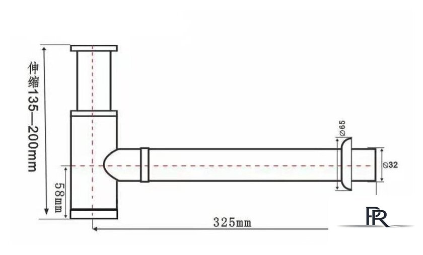 Сифон SantiLine SL-119 - Изображение №2 — Интернет-магазин ПроЗаказ