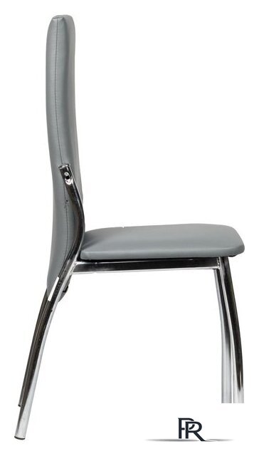 Стул ВВР Оскар (серый/хром, экокожа) - Изображение №3 — Интернет-магазин ПроЗаказ
