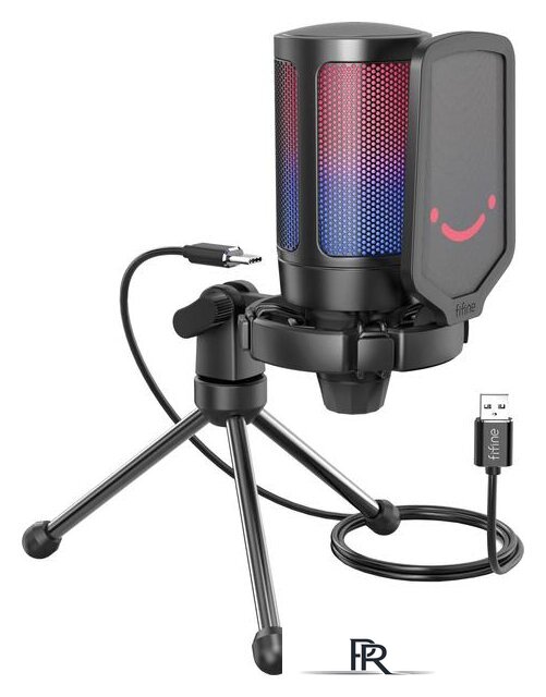 Проводной микрофон FIFINE A6V (черный) - Изображение №1 — Интернет-магазин ПроЗаказ