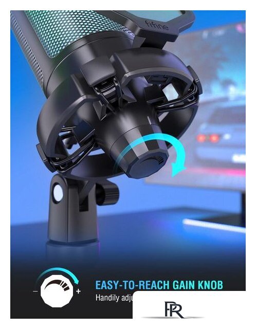 Проводной микрофон FIFINE A6V (черный) - Изображение №5 — Интернет-магазин ПроЗаказ