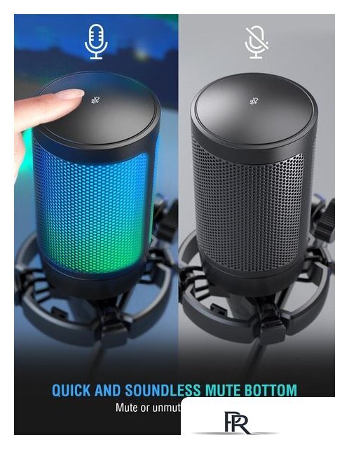 Проводной микрофон FIFINE A6V (черный) - Изображение №6 — Интернет-магазин ПроЗаказ