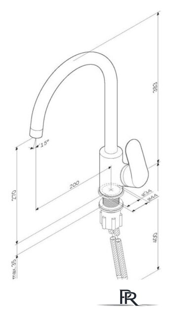 Смеситель AM.PM Like F8007122 - Изображение №8 — Интернет-магазин ПроЗаказ