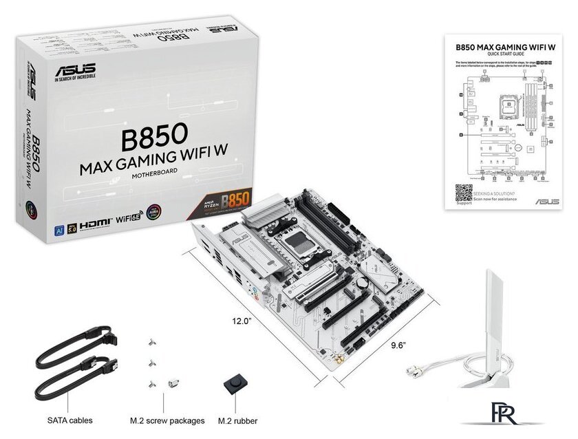 Материнская плата ASUS B850 MAX Gaming WiFi W - Изображение №8 — Интернет-магазин ПроЗаказ