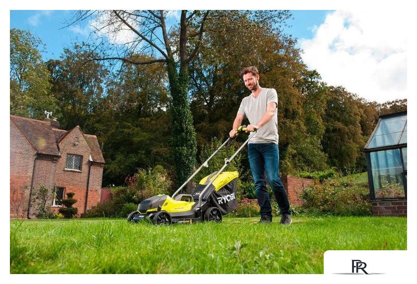 Газонокосилка Ryobi RLM18X33B-40 (с АКБ 4 Ah) - Изображение №7 — Интернет-магазин ПроЗаказ