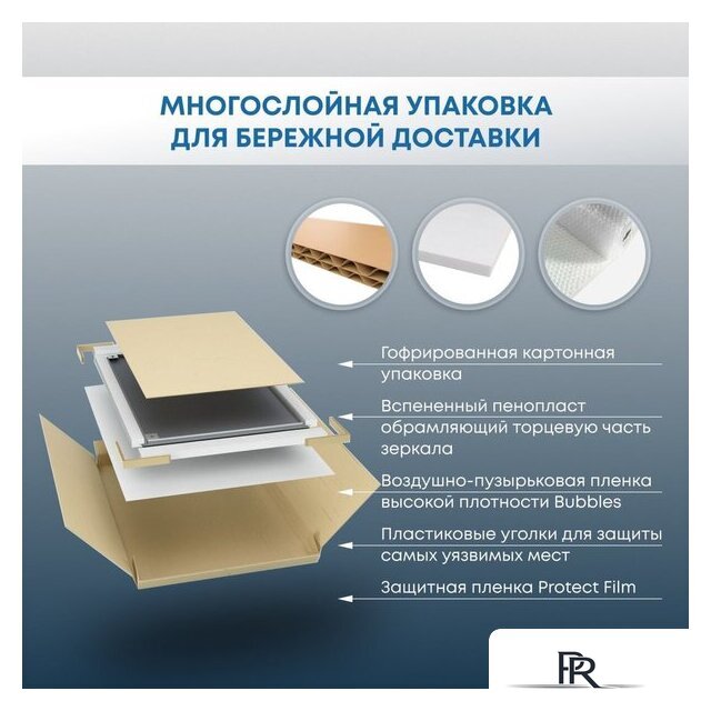  Roxen Зеркало Pure 510175-80AF 80x70 - Изображение №7 — Интернет-магазин ПроЗаказ