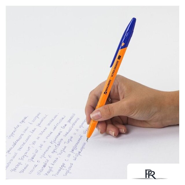 Набор шариковых ручек BRAUBERG Ultra orange 143571 (10 шт.) - Изображение №8 — Интернет-магазин ПроЗаказ