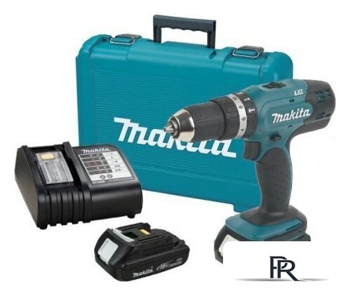 Ударная дрель-шуруповерт Makita DHP453SYE (с 2-мя АКБ, кейс) - Изображение №1 — Интернет-магазин ПроЗаказ