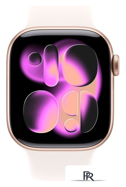 Умные часы Apple Watch Series 11 42 мм (алюминиевый корпус, розовое золото/легкие румяна, спортивный силиконовый ремешок S/M) - Изображение №2 — Интернет-магазин ПроЗаказ
