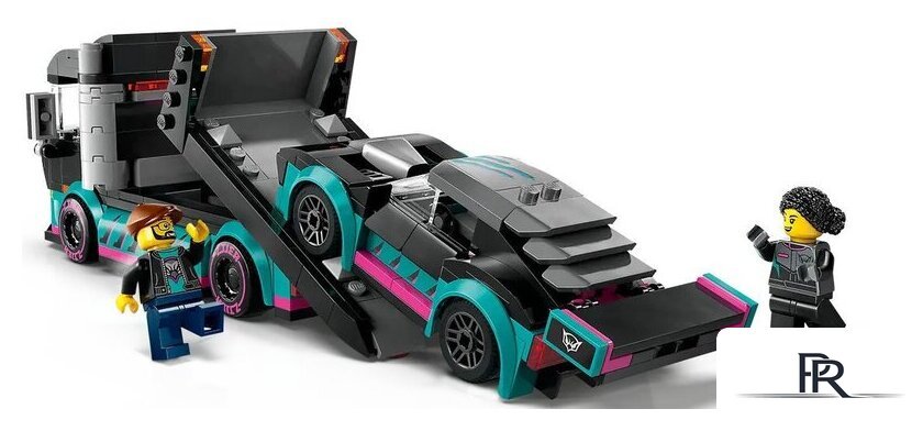 Конструктор LEGO City 60406 Гоночный автомобиль и грузовик-автовоз - Изображение №4 — Интернет-магазин ПроЗаказ