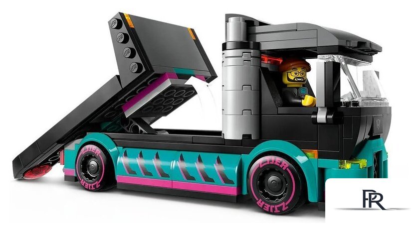 Конструктор LEGO City 60406 Гоночный автомобиль и грузовик-автовоз - Изображение №7 — Интернет-магазин ПроЗаказ