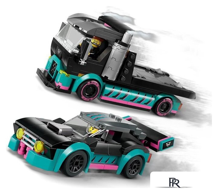 Конструктор LEGO City 60406 Гоночный автомобиль и грузовик-автовоз - Изображение №5 — Интернет-магазин ПроЗаказ