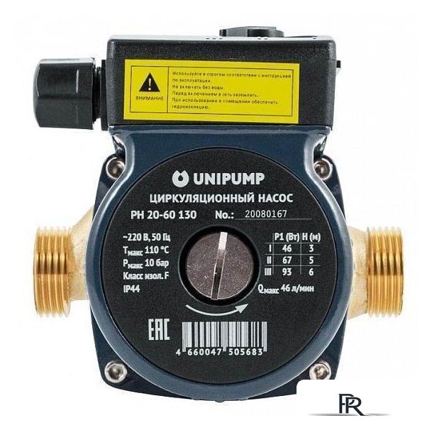 Циркуляционный насос Unipump PН 20-60 130 - Изображение №1 — Интернет-магазин ПроЗаказ
