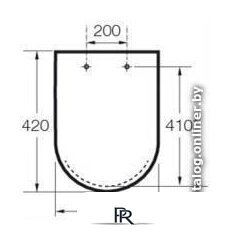 Сиденье для унитаза Roca Hall A801622004 (белый) - Изображение №2 — Интернет-магазин ПроЗаказ