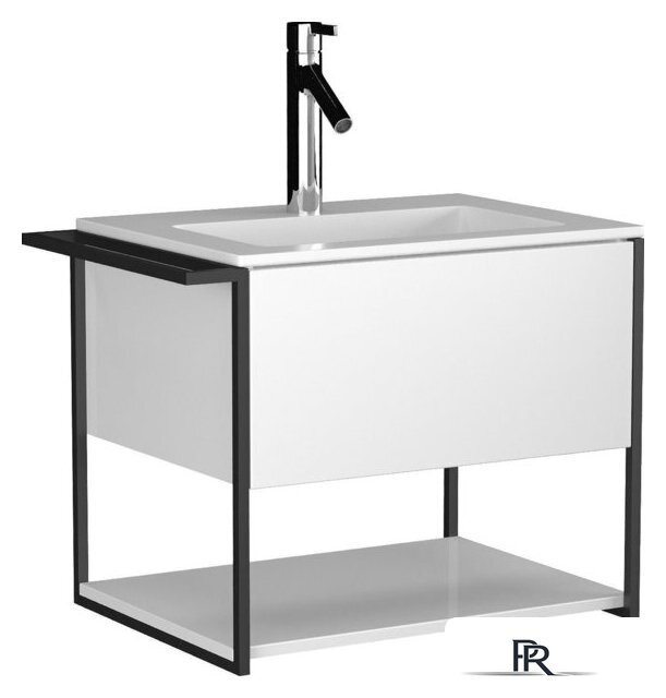  Lauter Тумба под умывальник Lea 60 + Alton 61 (белый глянец) - Изображение №7 — Интернет-магазин ПроЗаказ