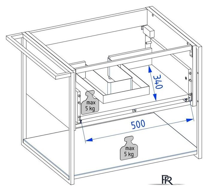  Lauter Тумба под умывальник Lea 60 + Alton 61 (белый глянец) - Изображение №12 — Интернет-магазин ПроЗаказ